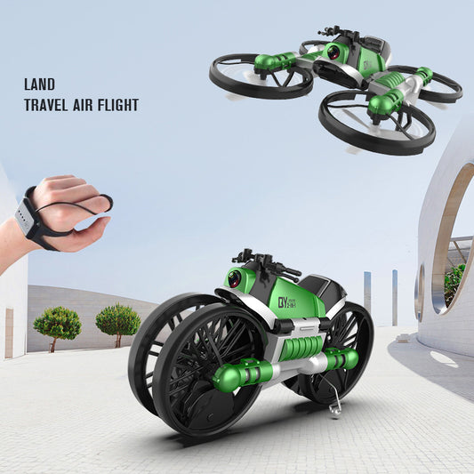 RC Drone Motorcycle 2 in 1 Foldable Helicopter