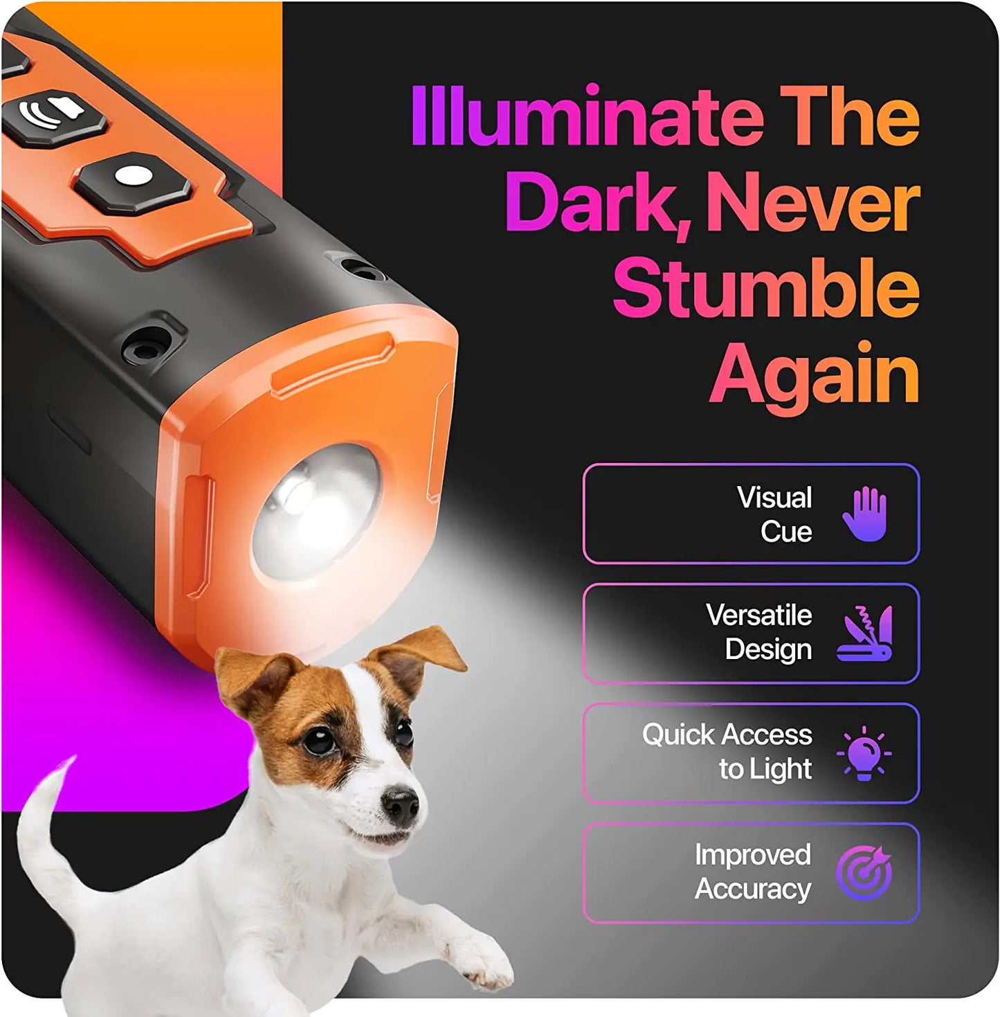 Rechargeable Ultrasonic Dog Training Device