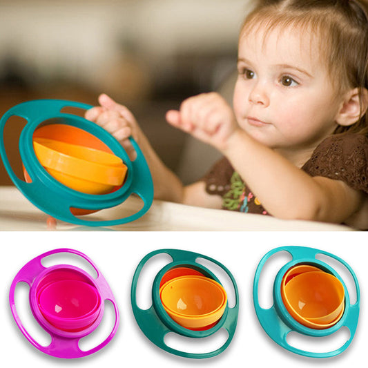 360 Rotate Spill-proof Bowl Dishes